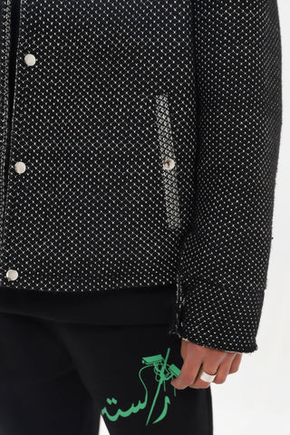 HANDWOVEN DOT JACKET - Rastah