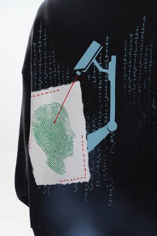 "INTO THE MIND" HAND PRINTED SWEATSHIRT - Rastah