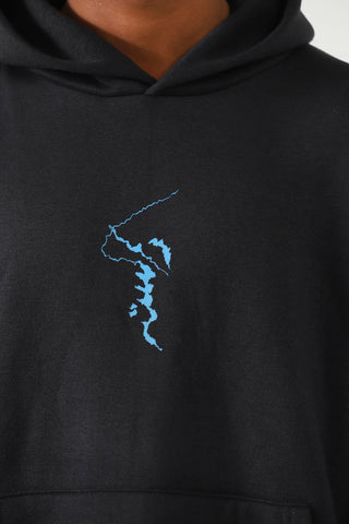 Graffiti screen printed hoodie