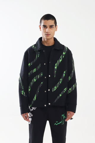 HANDWOVEN PORTAL DENIM JACKET - Rastah