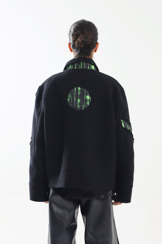 HANDWOVEN PORTAL DENIM JACKET - Rastah