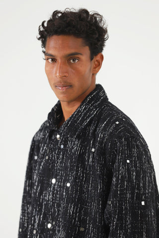 Handwoven mirror jacket