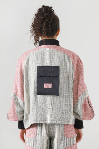 "Kasuri" tactical handwoven jacket