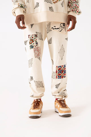 PATCHWORK SWEATPANTS - Rastah