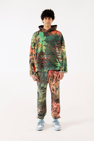 JUNGLE PRINTED HOODIE - Rastah