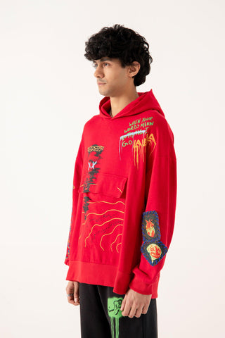 THE MADMAN - RED HOODIE - Rastah