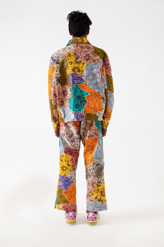 SILK BLOCKPRINT PATCHWORK JACKET V2 - Rastah