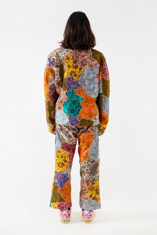 SILK BLOCKPRINT PATCHWORK JACKET V2 - Rastah