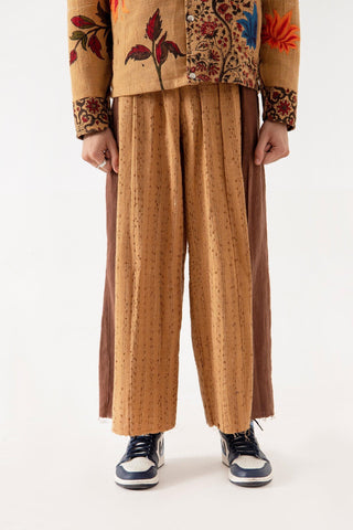 "LAHORE WITH LOVE" PLEATED PANTS - Rastah