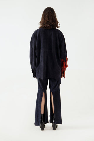 BLUE SUEDE PANTS - Rastah