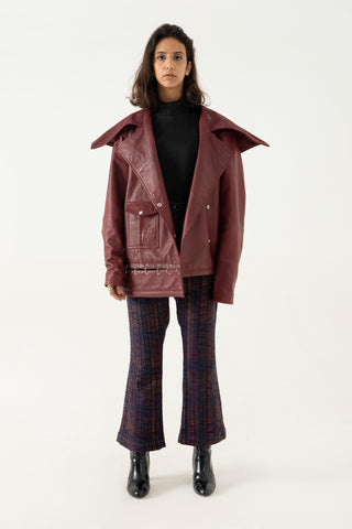 BROWN SHEEP NAPA LEATHER JACKET - Rastah