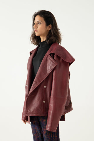 BROWN SHEEP NAPA LEATHER JACKET - Rastah