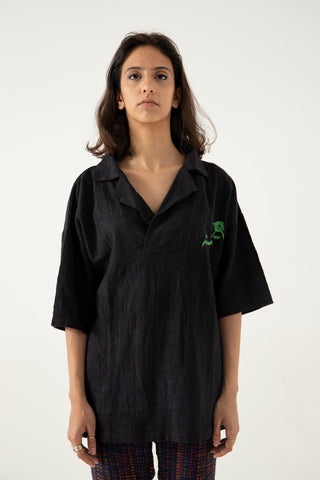 HANDWOVEN LOGO POLO - Rastah