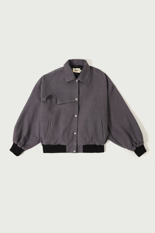 HANDWOVEN OVERSIZED BOMBER - Rastah