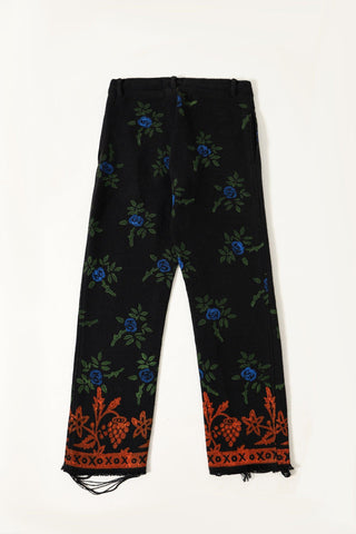 BLOCK PRINTED "GARDEN" PANTS - Rastah