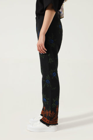 BLOCK PRINTED "GARDEN" PANTS - Rastah