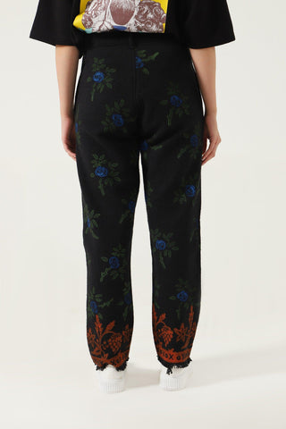 BLOCK PRINTED "GARDEN" PANTS - Rastah