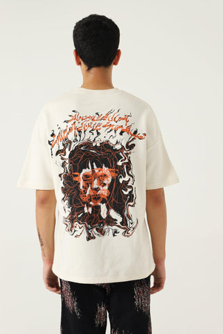 "DESTINY" BEIGE T SHIRT - Rastah
