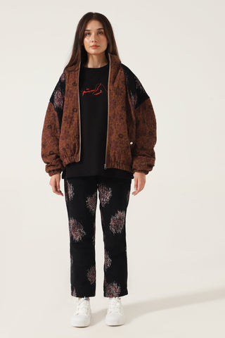 FLORAL WARP PRINT PANTS - Rastah