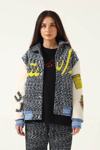 UJBESOKE X RASTAH VARSITY BOMBER - Rastah