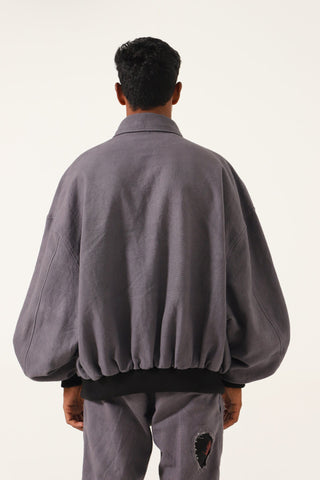 HANDWOVEN OVERSIZED BOMBER - Rastah