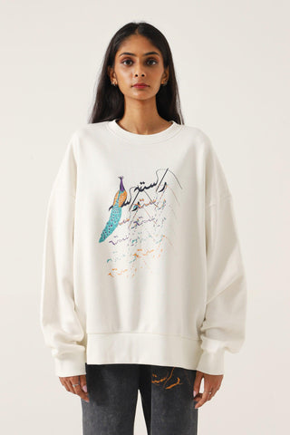 "EMPTY HEARTS" CREME SWEATSHIRT - Rastah