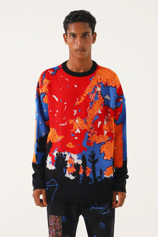 "TWILIIGHT" KNIT SWEATSHIRT - Rastah