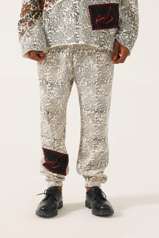 "PARADOX" BLOCK PRINT SWEATPANTS - Rastah
