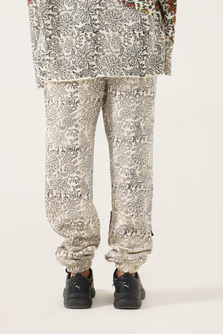 "PARADOX" BLOCK PRINT SWEATPANTS - Rastah