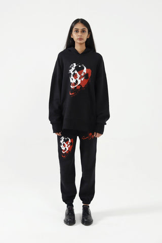 "LOVE POTION" HANDPRINTED SWEATPANTS - Rastah