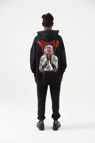 "LOVE POTION" HANDPRINTED SWEATPANTS - Rastah