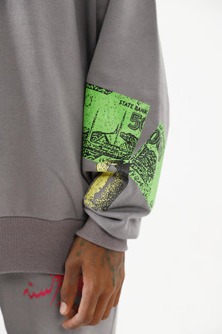 "SAJAN RUS GAYE" SMOKE GREY HOODIE - Rastah