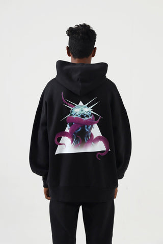 "HANIF NIAZI" PRINTED COLLAB HOODIE - Rastah