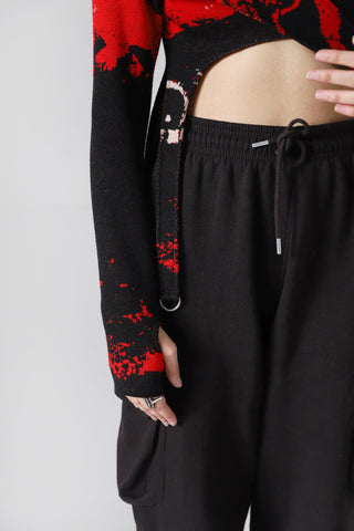 "See and be seen" knitted tactical sweater