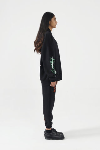 "HANIF NIAZI" PRINTED COLLAB HOODIE - Rastah