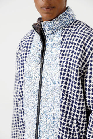BLOCK PRINTED PUFFER JACKET - Rastah