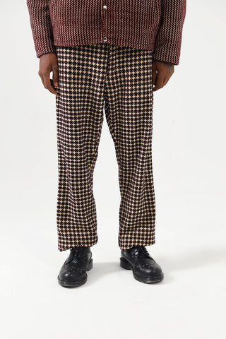 HANDWOVEN VELVET TROUSERS - Rastah