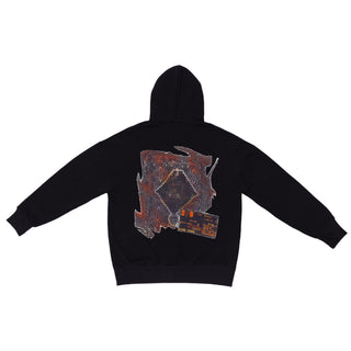 "SSSS Collage" Black Hoodie - Rastah