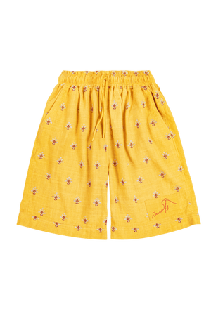 Aurelion embroidered khaddar shorts