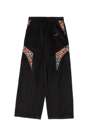 Garden spell denim pants