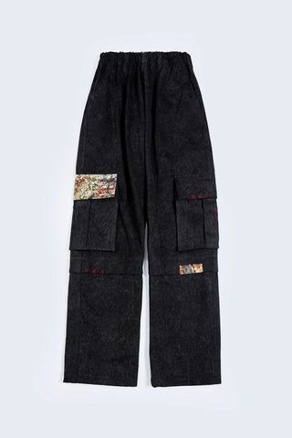 Midnight Khaddar Utility Cargo