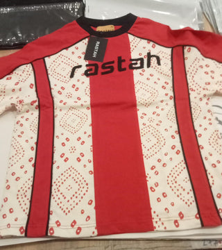 FIFA T SHIRT PINK AND CREAM PANNELS