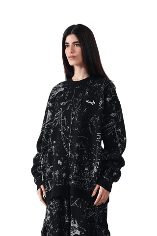 Acid Rain Jacquard Sweater