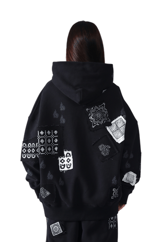 Celestial Patchwork Hoodie