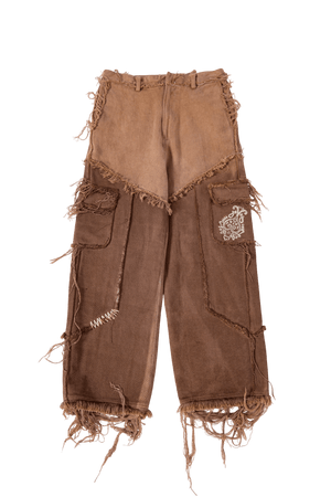 Frontier handworked denim pants