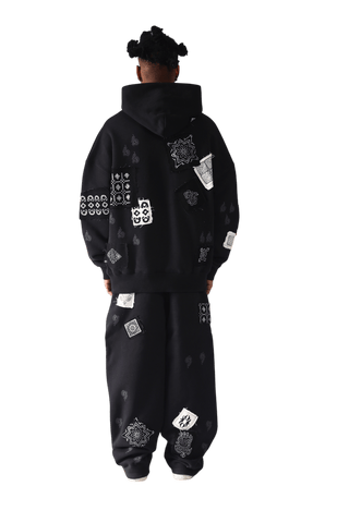 Celestial Patchwork Hoodie