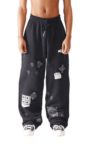 Celestial Patchwork Sweatpants