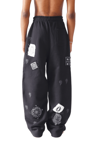 Celestial Patchwork Sweatpants