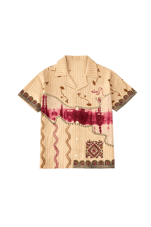 "Zamin-E-Rang" button-down