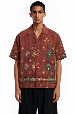 Phulkari Button Down